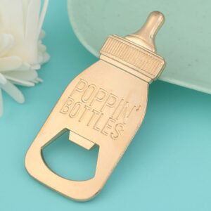 24 pcs Bottle Openers Baby Shower Favors for Guest,Baby Shower Souvenirs/Decorations Supplies , Baby Bottles Openers Baby Shower Party Favor for Girl (Pink, 24)