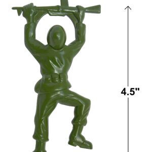 Army Man Bottle Opener. Includes Camouflage Draw String Gift Bag. Solid Die Cast Zinc Alloy Metal. Unique Gifts for Men by Qualitas Products