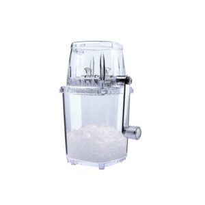 mybaq,ice crusher machine,shave ice machines,manual ice shaver,manual ice crusher,ice crushers for home use,6.2 "l x 6.2 "w x 9.3" h,ideal for family gatherings, picnics, parties