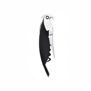 alessi parrot sommelier design corkscrew, black