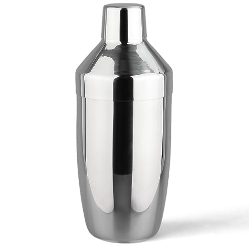 Arora 21oz Double Wall Stainless Steel Cocktail Shaker with insulated Design and Built-in Strainer，Margarita Mixer Drink Shaker for Bartending Home bar