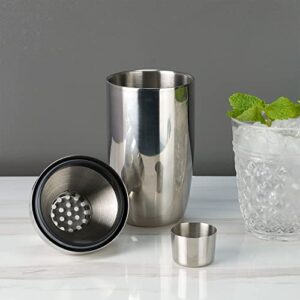 Arora 21oz Double Wall Stainless Steel Cocktail Shaker with insulated Design and Built-in Strainer，Margarita Mixer Drink Shaker for Bartending Home bar