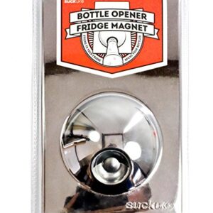 SUCK UK Bottle Opener Fridge Magnet - Chrome