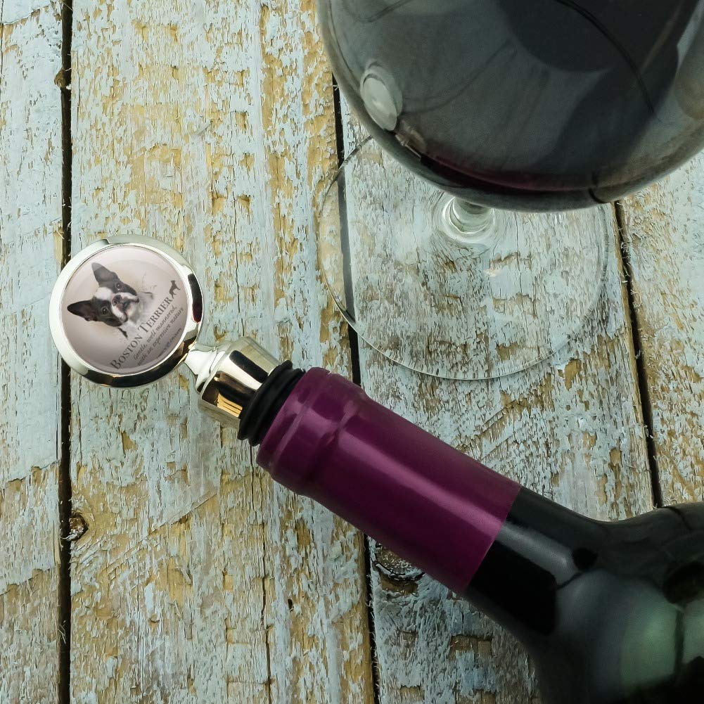 Boston Terrier Dog Breed Wine Bottle Stopper