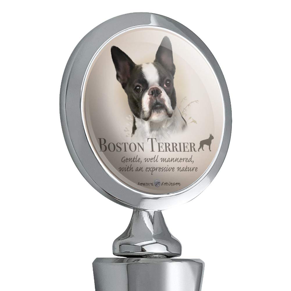 Boston Terrier Dog Breed Wine Bottle Stopper