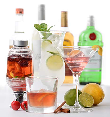 Prepara Tastemaker Craft Mixologist Liquor/Wine Infuser, 9 fl. oz, clear