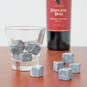 Southern Homewares SH-10197-S9 Natural Marble Whiskey Stones Silver, One Size