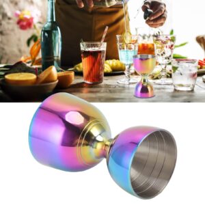 Zerodis Cocktail Jigger, Wide Opening Bar Jigger Strong Durable Stainless Steel for Liquor 30/60ml Colorful