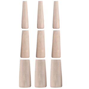 KIMISS Marine Boat Tapered Conical Thru-Hull Soft Wood Plugs, 9pcs Safety Wooden Plug Stops Emergency Leaks Accessory for Marine Boat Yacht Sailing Fishing