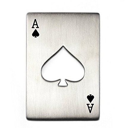 Credit Card Size Casino Poker Shaped Bottle Opener (1)