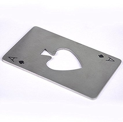 Credit Card Size Casino Poker Shaped Bottle Opener (1)