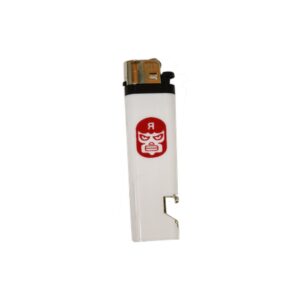 REVGRP Luchador Multi Use White Lighter + Bottle Opener with Red Luchador 5 Pack