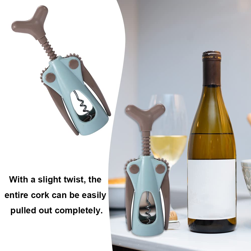 XiXiYang Wing Corkscrew,Wine Bottle Opener Manual Wine Openers Best Sellers Creative Wine Key Corkscrews for Wine Bottles or Servers Cork Screws for Wine Bottles