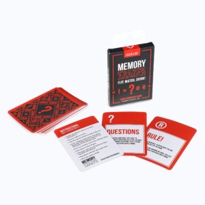 foster & rye memory eraser - card matching adult drinking games for adults only - board games for drinking