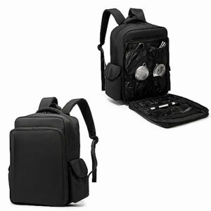 hritok bartender travel kit backpack with insulated cooling pouches & padded compartments for wine, cocktail shaker and bar tools set, perfect for home indoor outdoor patio party, bag only