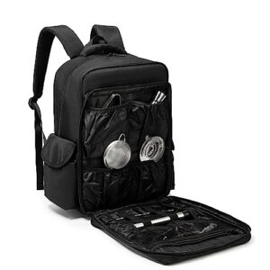 Hritok Bartender Travel Kit Backpack with Insulated Cooling Pouches & Padded Compartments for Wine, Cocktail Shaker and Bar Tools Set, Perfect for Home Indoor Outdoor Patio Party, Bag ONLY