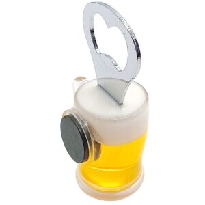 Beer Mug Shape Bottle Opener Practical Stainless Steel Wine Opener Kitchen Accessories (Beer Mug Shape)