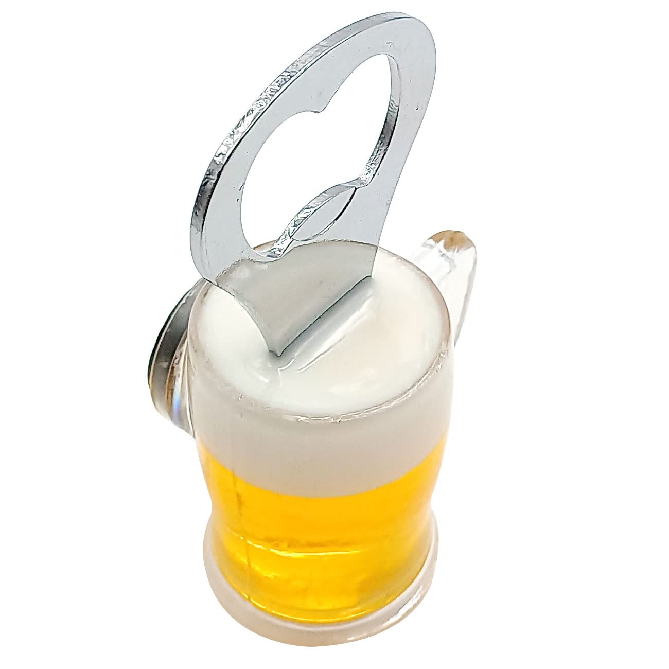 Beer Mug Shape Bottle Opener Practical Stainless Steel Wine Opener Kitchen Accessories (Beer Mug Shape)