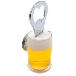 Beer Mug Shape Bottle Opener Practical Stainless Steel Wine Opener Kitchen Accessories (Beer Mug Shape)