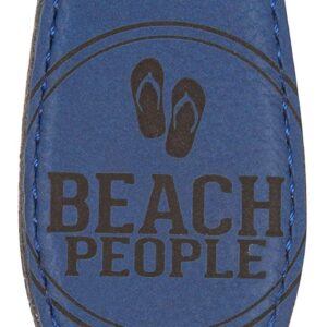 Pavilion Gift Company Beach People-Navy Blue Key Chain Bottle Opener Keyring