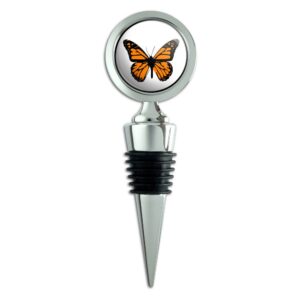 monarch butterfly wine bottle stopper