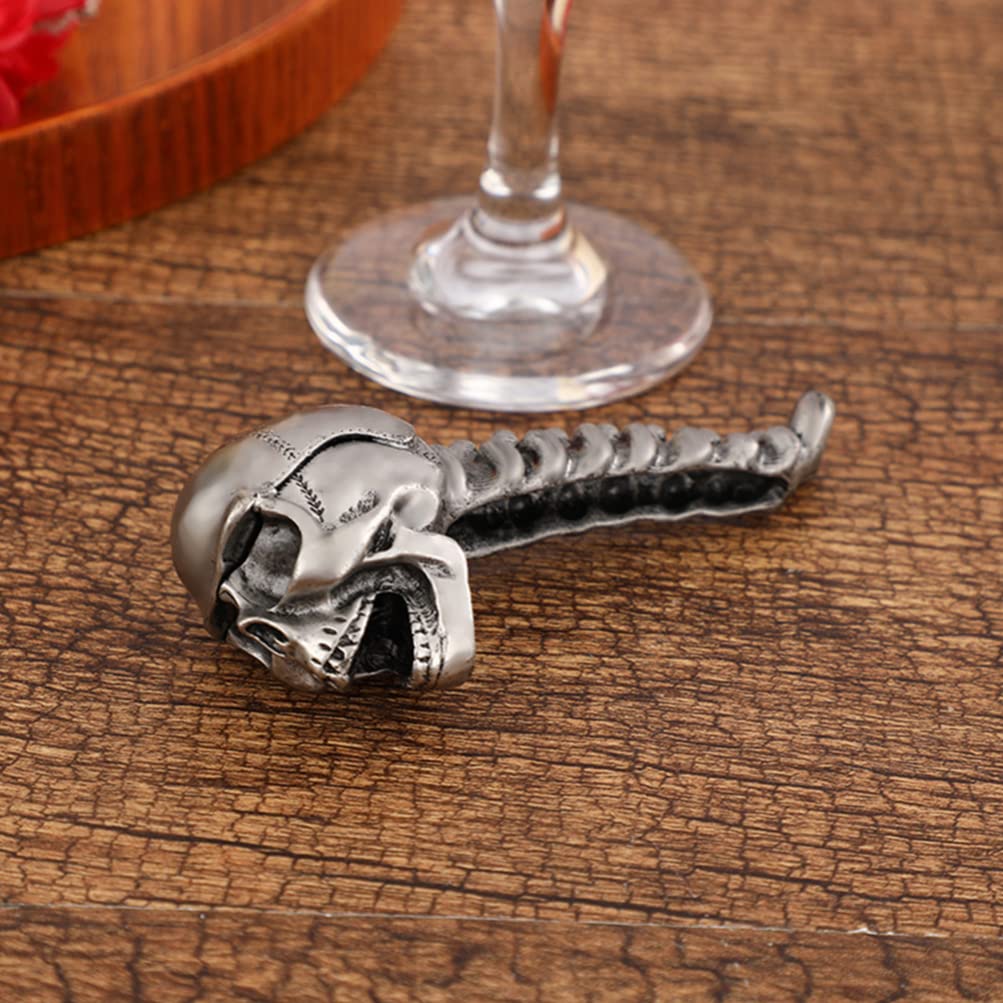 Gadpiparty Beer Bottle Opener Halloween Skull Head Bottle Opener Skeleton Bottle Opener Keychain Beverage Bottle Opener for Decor