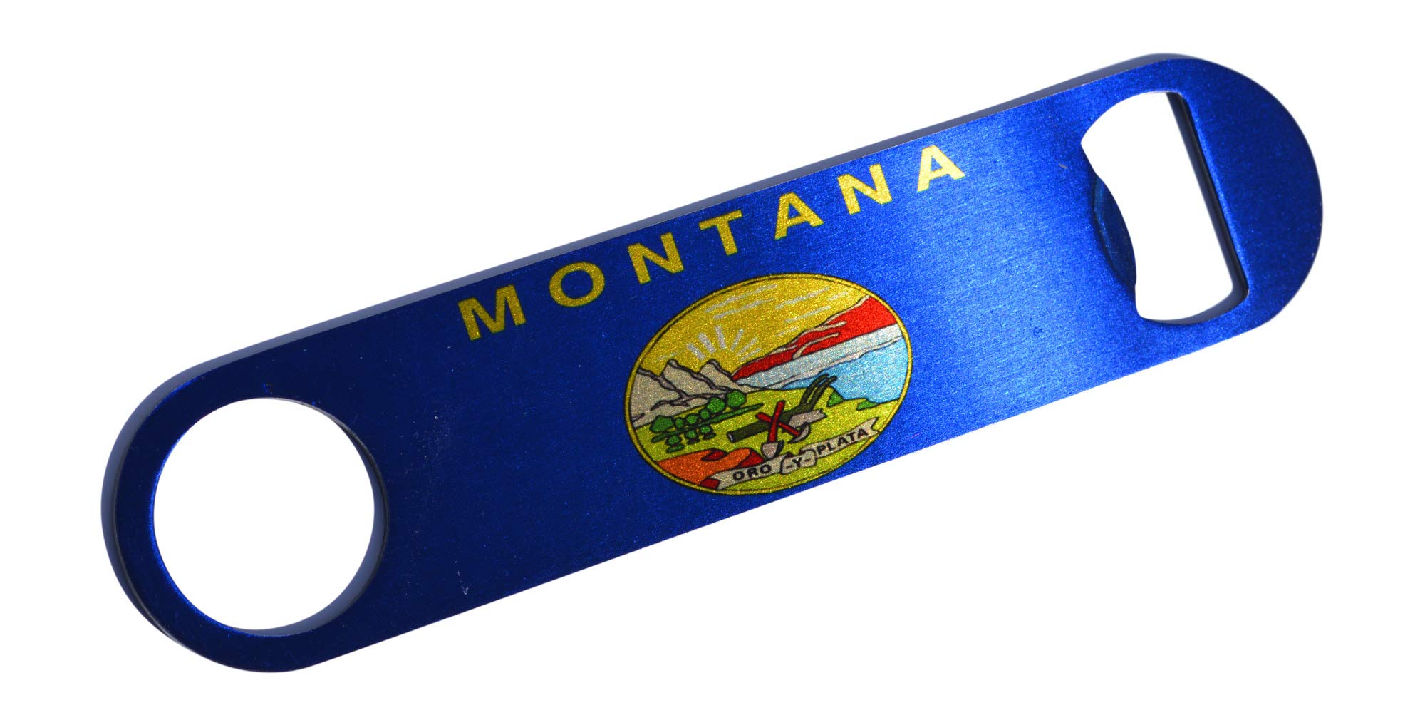 Montana State Flag Speed Professional Bottle Opener Heavy Duty Gift MT