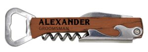 personalized | customized corkscrew - multi tool opener