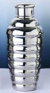 stainless steel convex cocktail shaker set 12 oz