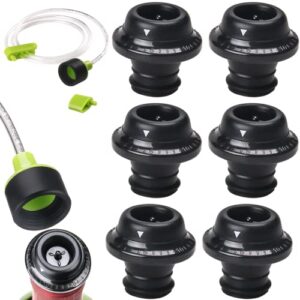 wine stoppers vacuum hose accessory with accessories compatible with foodsaver (6 black)