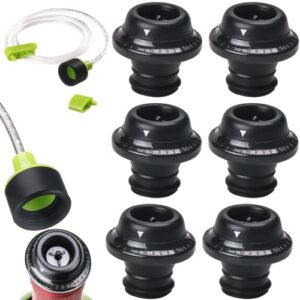 wine stoppers vacuum Hose Accessory with accessories Compatible with FoodSaver (6 black)