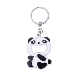 toyvian panda bottle opener keychains cute chinese panda beer wine beer soda bottle opener lid lifters