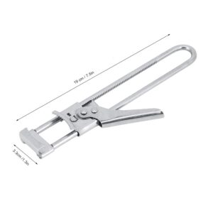 Bottle Opener, Manual Adjustable Stainless Steel Can Opener Bottle Jar Lid Gripper Kitchen Tool