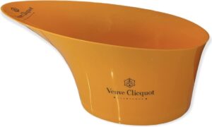 veuve clicquot yellow champagne ice bucket for 0.75 l standard and 1.5 l magnum bottles