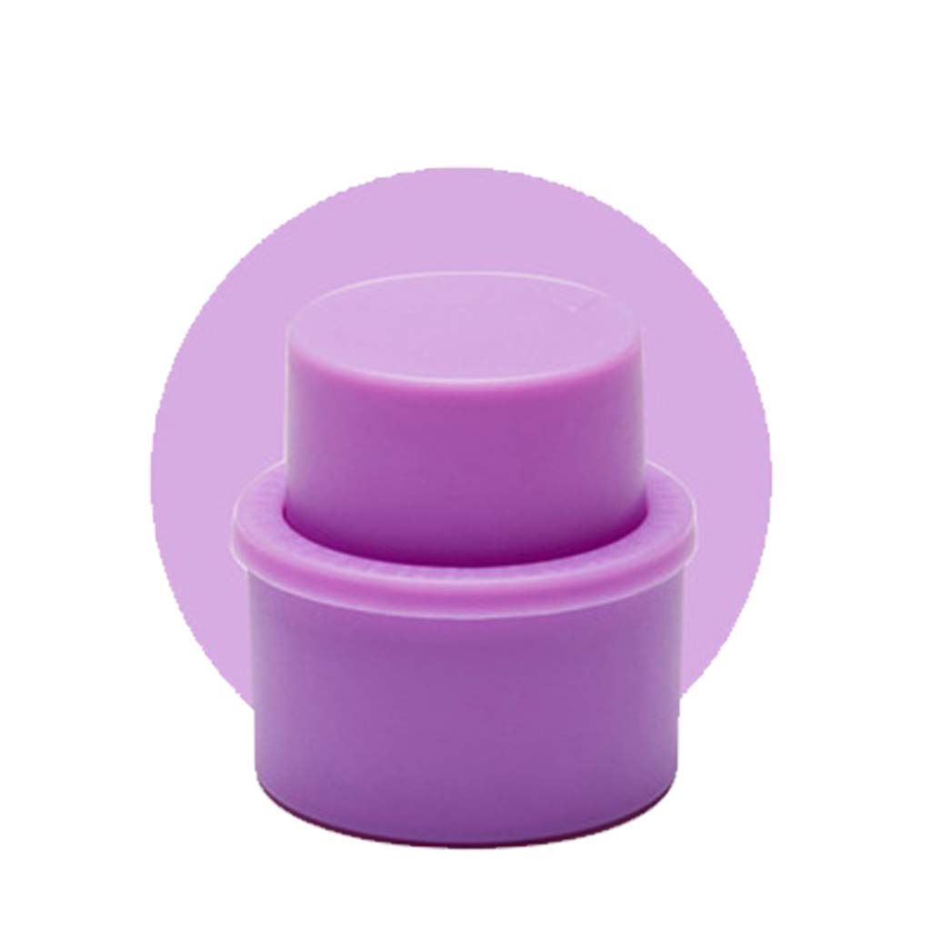 fengkengji Safe and Durable Bottle Pump Caps Bottle Stopper Pump Bottle Dispenser Cap Like A Wine Bottle Stopper,Drink Cap,Bottle Cap,Fizzy Sealer,Vacuum Soda Cap, Purple, one size