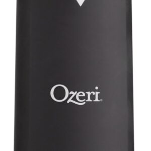 Ozeri Prestige Electric Wine Bottle Opener with Aerating Pourer, Foil Cutter and Elegant Recharging Stand