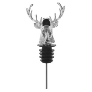 kichvoe wine pourer wine aerators stainless deer stag head wine pourer stags head bottle pourer unique gift ideas bar accessories birthday and wedding christmas gifts