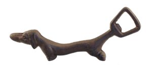cast iron dachshund bottle opener