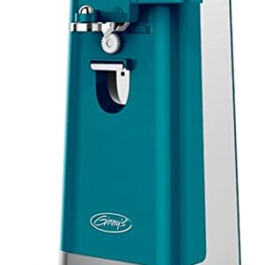 Montgomery Ward Ginny's Island Blue 50W Electric Can Opener with Stainless Steel Blade and Knife Sharpener (Island Blue)