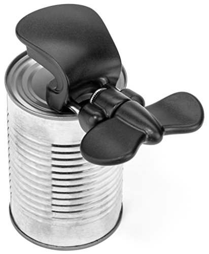 Bartelli Soft Edge 3-in-1 Ambidextrous Safety Can Opener Jar Opener and Bottle Opener