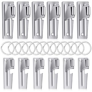 p-38 and p-51 military style can openers with key rings stainless steel camping can opener portable can opener for kitchen travel camping survival (12)