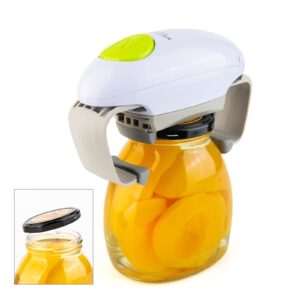 electric jar opener, automatic jar opener kitchen gadget,the hands free bottle opener for woman,seniors with arthritiss,weak hands with less effort to open