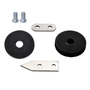 commercial can opener replacement parts - knife/blade & gear compatible with manual can opener, easy to replace