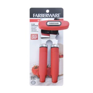 Farberware Soft Grips Can Bottle Opener, One Size, Red