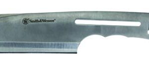 Smith & Wesson 10in Throwing Cleavers with Full Tang Stainless Steel Design, Bottle Opener and Nylon Sheath for Recreation and Competition