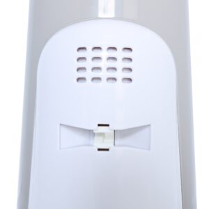 Brentwood J-30W Tall Electric Can Opener with Knife Sharpener & Bottle Opener, White