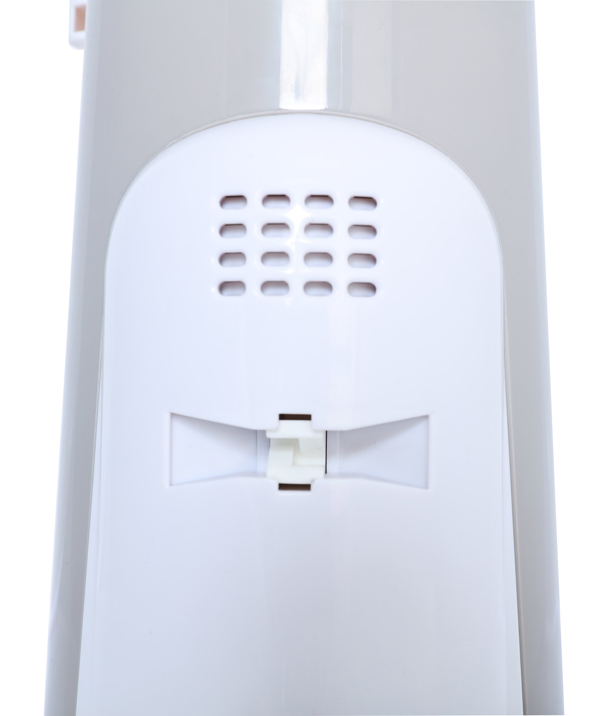 Brentwood J-30W Tall Electric Can Opener with Knife Sharpener & Bottle Opener, White