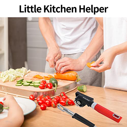 DrimMek Can Opener Manual+jar opener,Safe- Easy- Clean Side Cut Can Opener for Home, Kitchen and Dining Room