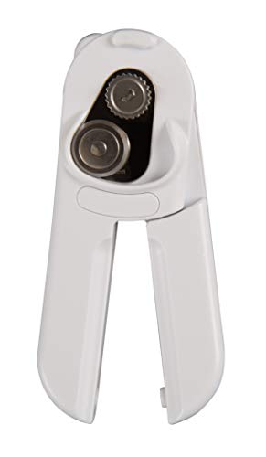 Culinare C10015 MagiCan Tin Opener | White | Plastic/Stainless Steel | Manual Can Opener | Comfortable Handle For Safety and Ease