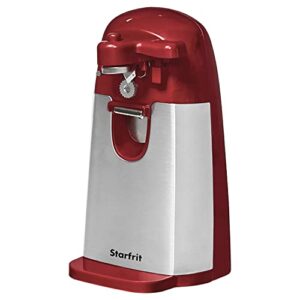 Starfrit 024715-003-0000 Can Opener, 3-in-1, Red